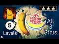 Level 1 to 5 All 3 STARS - My Friend Pedro mobile Gameplay