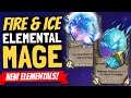 NEW ELEMENTAL MAGE!! Winning Big with New Minions! | Galakrond's Awakening | Hearthstone