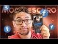 NOVA FUNÇÃO DO FACEBOOK! COMO ATIVAR O MODO ESCURO!