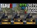Red Dead Redemption 2 | 1080p vs 1440p vs 2160p | RTX 3070 | i9 10900 | 32GB RAM | 1TB SSD NVMe M.2