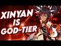 FIRST IMPRESSIONS Xinyan 4-Star is GOD TIER Build & Superconduct Xinyan Build in Genshin Impact