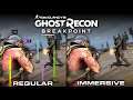 Ghost Recon: Breakpoint (Ghost Experience) Immersive vs Regular | Direct Comparison