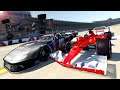 Massive F1 & NASCAR Crashes at Talladega! - BeamNG Multiplayer Mod Gameplay