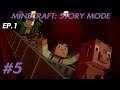 MINECRAFT: STORY MODE [005] - Wilde Achterbahnfahrt durch den Nether!!🌋 Let's Play Minecraft S.M.