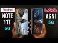 Redmi Note 11T 5G vs Lava Agni 5G || Redmi Note 11T vs Lava Agni Game, Camera Comparison Hindi
