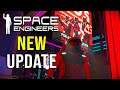 Space Engineers - SCI-FI FUTURE UPDATE + Hinges & Automatic Weather!