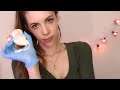 ASMR  Ear Cleaning, Shave, Eyebrow Trimming, Latex Gloves - Full Pamper Session