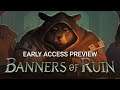 Banners of Ruin - Early Access Preview - A Rogue-like Collectible Card Game - First hour First Boss