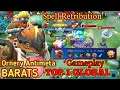 Barats Best Build & Spell Retribution - Gameplay Top 1 Global by Ornery Antimeta | Mobile Legends