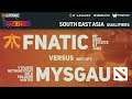 Fnatic vs Power of MYSG+AU Game 2 (BO5) | EPICENTER Major SEA Qualifiers Grand-Finals