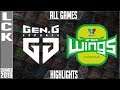 GEN vs JAG Highlights ALL GAMES | LCK Summer 2019 Week 2 Day 2 | Gen.G vs Jin air Greenwings