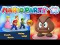 Mario Party 10 - Boss Battle - Mega Goomba's Ladder Leap Mario, Luigi, Peach, Daisy