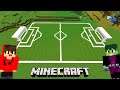 Minecraft: DUPLA SURVIVAL - CONSTRUÇÃO do CAMPO DE FUTEBOL!!! #216