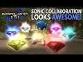 Monster Hunter Rise THIS QUEST LOOKS AWESOME! Sonic The Hedgehog DLC Event Quest