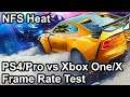 Need for Speed Heat PS4/Pro vs Xbox One/X Frame Rate Comparison