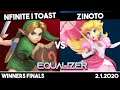 Nfinite | Toast (Young Link) vs Zinoto (Peach) | Winners Finals | Equalizer #3