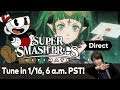 Super Smash Bros Direct 1/16/2020 - Mr Sakurai Presents 5th DLC Character revealed!