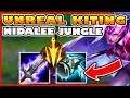 UNREAL KITING NIDALEE JUNGLE! AD ON-HIT NIDALEE RANKED! - League of Legends