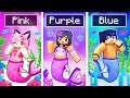 Using Only ONE COLOR In MERMAID Hide N' Seek!