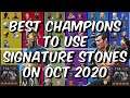 Best Champions To Use Signature Stones On 2020 - Sig Stone Guide - Marvel Contest of Champions