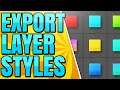 How to Export Layer Styles in Photoshop CC