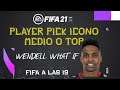 HOY SALE PLAYER PICK DE ICONO MEDIO O TOP | WENDELL WHAT IF | QUE HA SALIDO HOY EN FIFA