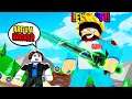 I GOT MAX LEVEL AND THE BEST BLADE IN THE GAME IN ROBLOX BLADE THROWING SIMULATOR!!