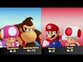 Mario Party 10 Haunted Trail - Mario vs Donkey Kong vs Toad vs Toadette🔥