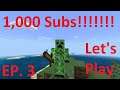 Minecraft Xbox | 1,000 Subscribers Special Celebration!!!!!!!!! | Episode 3