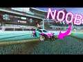 Rocket League but its her first time...