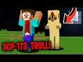 They *FREAKED* When they saw SCP-173 in Minecraft... (Trolled in Minecraft Video)