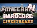 TIME FOR ROUND 2!! | Minecraft HARDCORE | Part #1 | LIVE