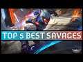 Top 5 Best Savages in MOBILE LEGENDS (Part 1)