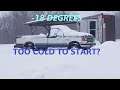 1990 Ford F150 Cold Start NEGATIVE 18 Degrees FAIL