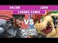 2GG NoS - MVG | Salem (Snake) Vs. Leon (Bowser) Losers Semis - Smash Ultimate