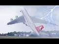 Airbus A380 Pilot Attempted To Take Off Vertically In The Storm, Then This Happened [XP11]