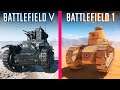 Battlefield 5 vs Battlefield 1 Graphics Evolution Comparison