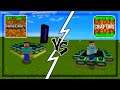 Crafting and Building PORTALS VS Minecraft JAVA EDITION PORTALS