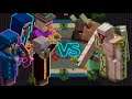 Evoker + Witch + Illusioner + Iceologer vs Iron Golem + Ravager - Minecraft Mob Battle 1.16.4