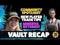 Fallout 76 | New Player Trade Guide, Minerva Returns & Community Update! [4k]