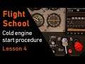 Flight Sim School | Ep-4: Cold engine start procedure | X-plane 11 | C172 REP