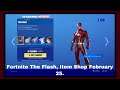 Fortnite The Flash, Item Shop February 25.