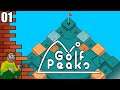 Golf Peaks - Simple Puzzle Game Solving Golf Levels With Shot Cards - Let's Play Gameplay