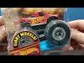 Hot Wheels Monster Trucks 1:64  Racing Red Unboxing | Includes Crushable Car | Die Cast Metal Body