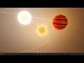Jupiter & Earth orbiting a wandering Star ~ Universe Sandbox 2 Space Simulation