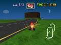 Mario Kart 64 v1.1 - Time Trials - Kalimari Desert - Mario
