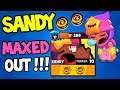 MAX SANDY ! LEVEL 10 WITH STAR POWERS GAMEPLAY - BRAWL STARS MAXED OUT BRAWLER SEPTEMBER 2019 UPDATE