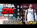 NBA 2K22 Next Gen - Tutorial Custom Roster in Freestyle Practice mode (PS5 or Xbox series X / S)