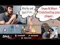 Pro Player Vs Youtuber || Snax & Mavi 1V2 by pro  🔥 || Molly pd gya Yrrr.. 😱 || BGMI Gameplay