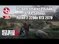 Red Dead Redemption 2 PC VULKAN ULTRA BENCHMARKS 1440p RTX 2070 Ryzen7 3700x
